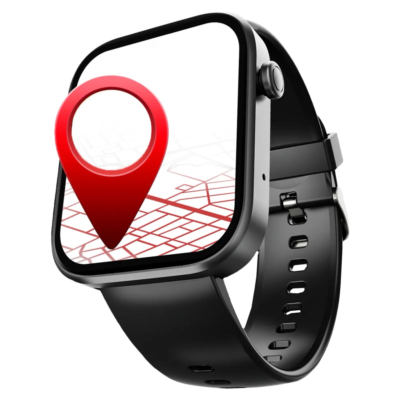 boAt Storm Call 3 w/Turn-by-Turn Navigation, 1.83" (4.6 cm) HD Display, Bluetooth Calling, Crest+ OS, QR Tray, Watch Face Studio, Coins, Emergency SOS Smart Watch for Men & Women (Active Black)